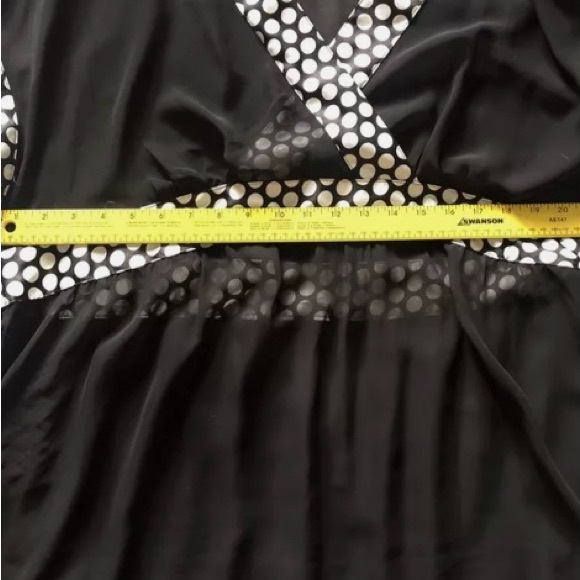 Blouse Sheer Dress Topper - Picture 3 of 5